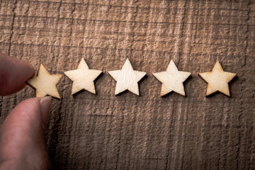 The best excellent business services rating customer experience concept
