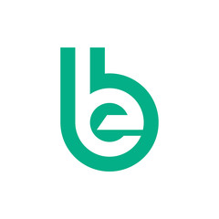 BE letter logo