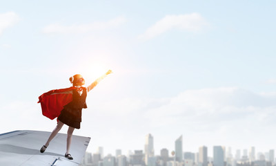 Little super hero . Mixed media