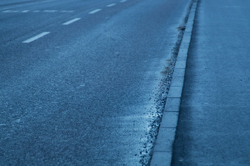 Wet asphalt background