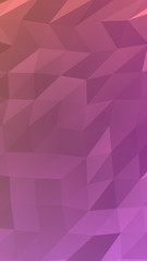 Obraz premium Abstract triangle geometrical pink background. Geometric origami style with gradient. 3D illustration