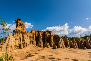 Fototapeta premium soil textures of Sao Din Nanoy, Nan Province, Thailand
