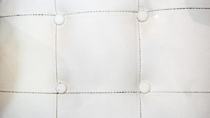 Skin of the leather white  sofa background