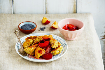 Austrian pancake dessert
