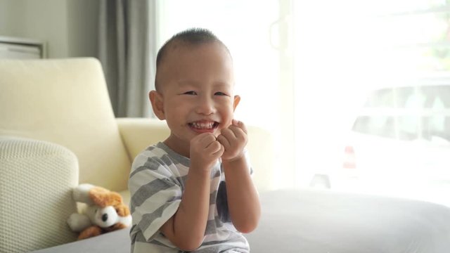 Child picks his nose