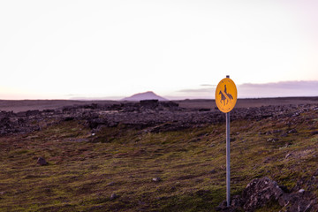 yellow sign