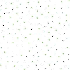 Light Green vector seamless layout with circle shapes.