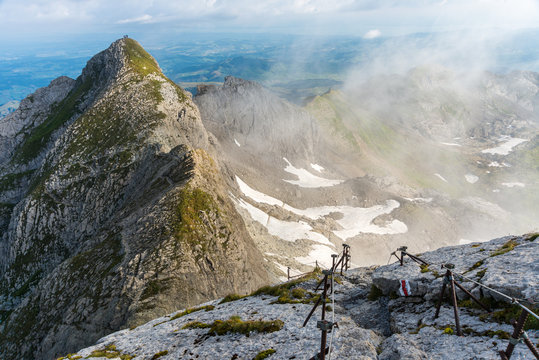 swiss mountain view