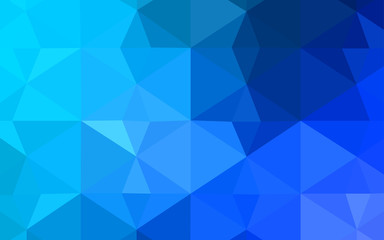 Obraz premium Light BLUE vector low poly layout.