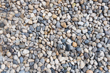 Stone pebbles texture or stone pebbles background