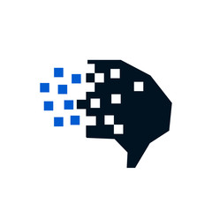 Creative Brain Logo Design Vector