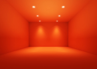 Orange empty space.