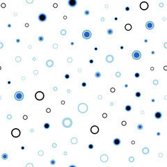 Light BLUE vector seamless backdrop with dots.