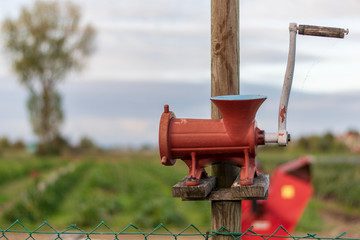 Old chopping machine 