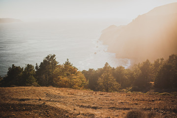 sunrise in the mountains