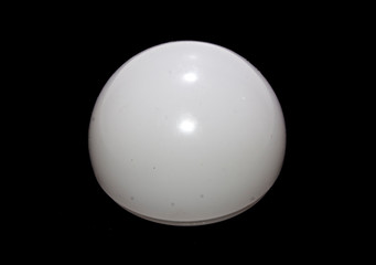 light bulb isolated on black background