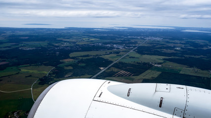 view from plane 