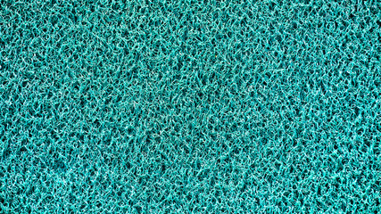 Close-up of aquamarine material  