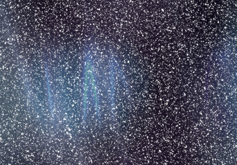 Heavy snowfall. illustration christmas new year background