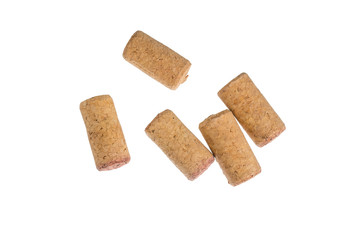 wine cork isolated on white background
