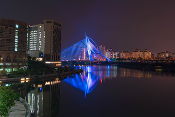 Fototapeta na wymiar プトラジャヤ橋の夜景