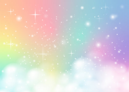 Rainbow Pastel Background