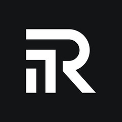 Letter R monogram logo