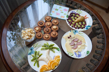Dishes for a children's holiday