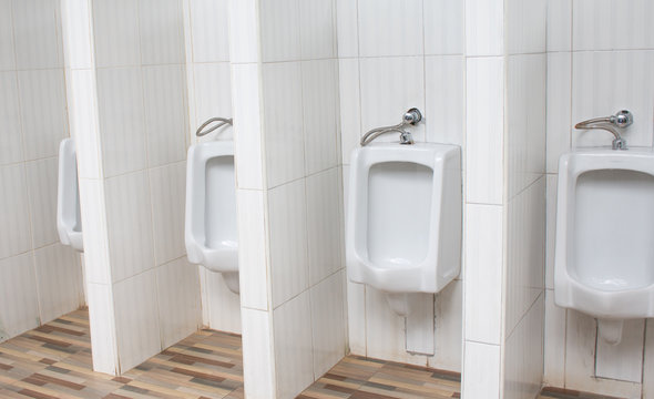 urinal in men bathroom