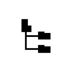 Obraz premium Network files vector