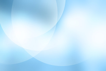 Blue blurred bokeh abstract for background