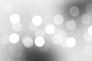 Gray bokeh blurred light abstract for background
