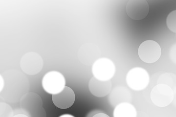 Gray bokeh blurred light abstract for background