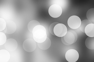 Gray bokeh blurred abstract for background