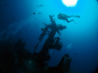 Obraz na płótnie Canvas Scuba Diving in Malta and Gozo