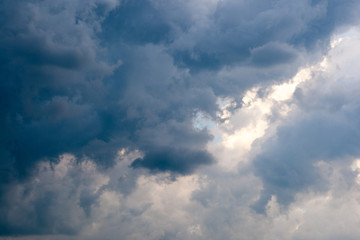 Fototapeta premium Dramatic sky with clouds