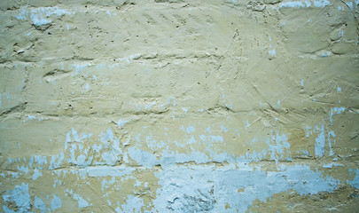 A standing stone wall