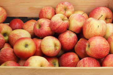 Naklejka na ściany i meble Apples in the market
