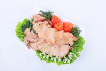 Delicious chicken meal