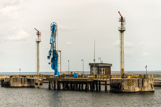 Gdynia port - oil terminal 