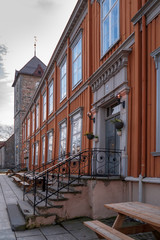 Orange Building at Trondheim Norway