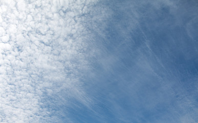 Blue sky background