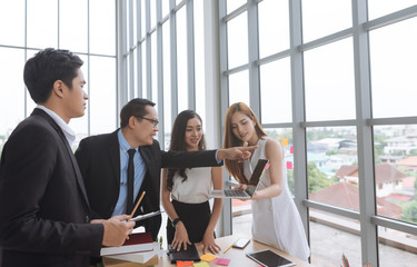 Business Team Meeting Discussion Concept