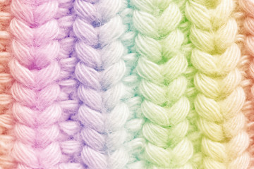 Close-up of knitted wool sweater. grey colour