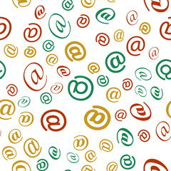 e-mail letter Seamless vector EPS 10 Pattern