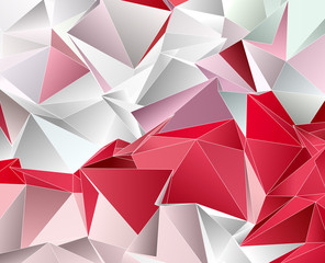 Abstract Low-Poly triangular modern background