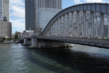 kachidoki Bridge in Tokyo