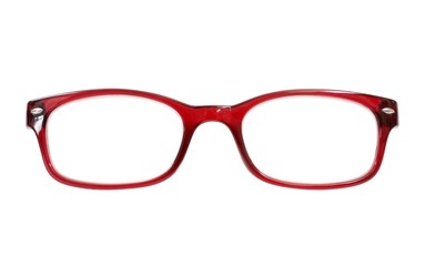 Glasses isolated on white background for applying on a portrait