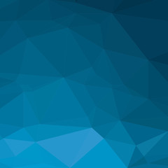 Abstract polygon blue background. Pattern composed of triangles.