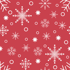 cartoon christmas holiday pattern seamless background